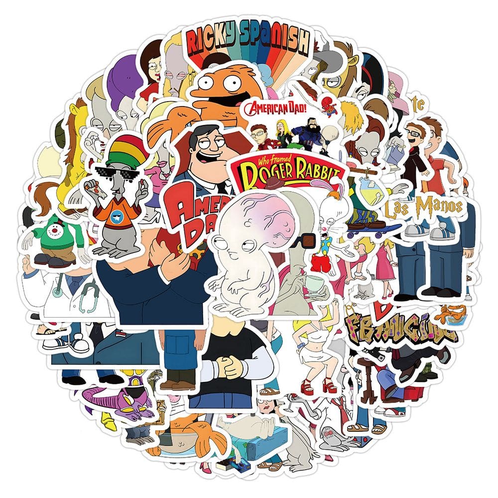 Pacote de adesivos Dogy Rabbit Ricky Spanish Anime Waterproof