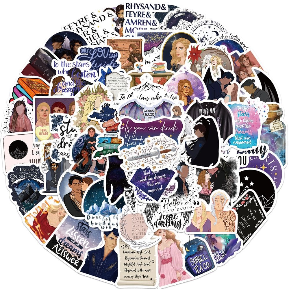 Pacote de adesivos Acotar Merchandises Anime Waterproof Vinyl