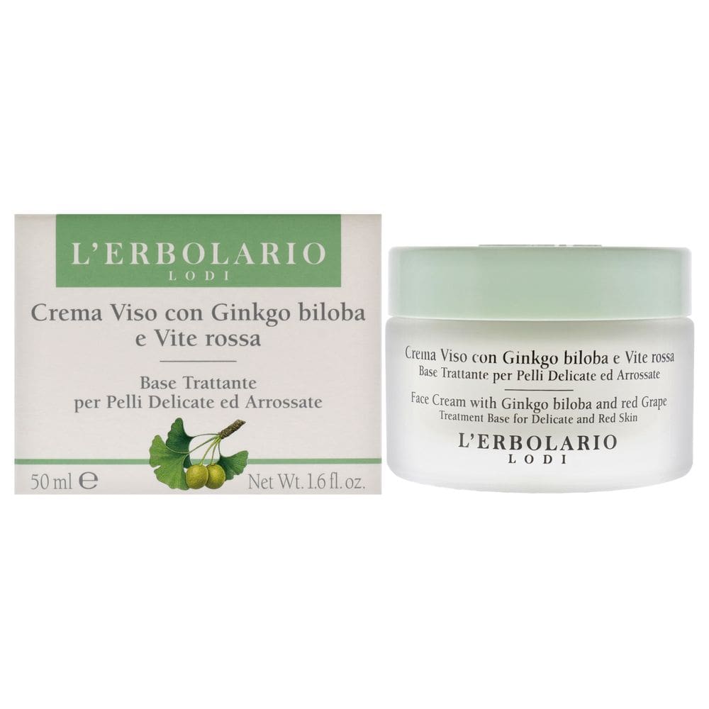 Creme Facial L`Erbolario Ginkgo & Red Grape 50mL