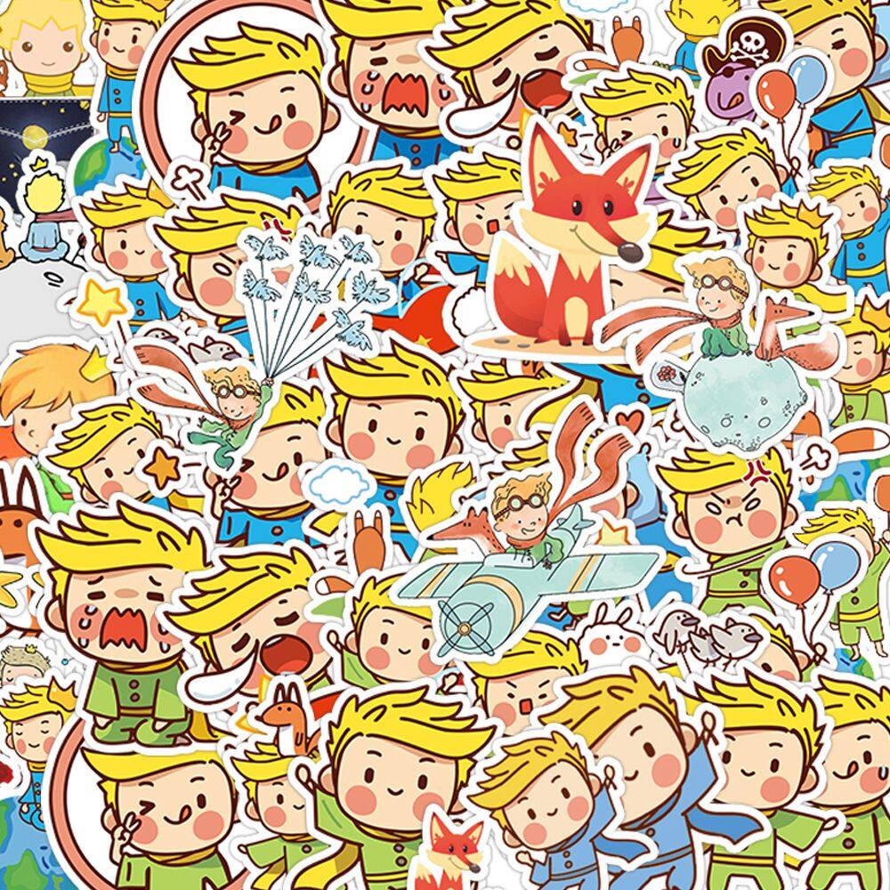 Adesivos Petits Princes Littles Princes impermeáveis, 50 unidades