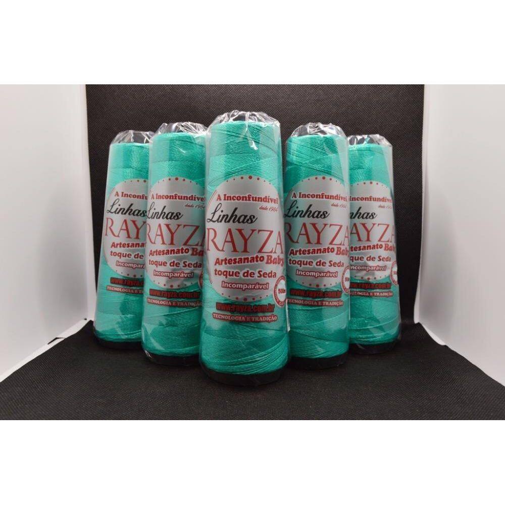 Linha Rayza Artesanato Baby Fina Tex 144 -Verde Cabare