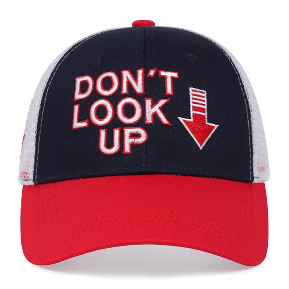 Boné de beisebol Donts Looks Up Anime Snapback Hip-Hop Unissex