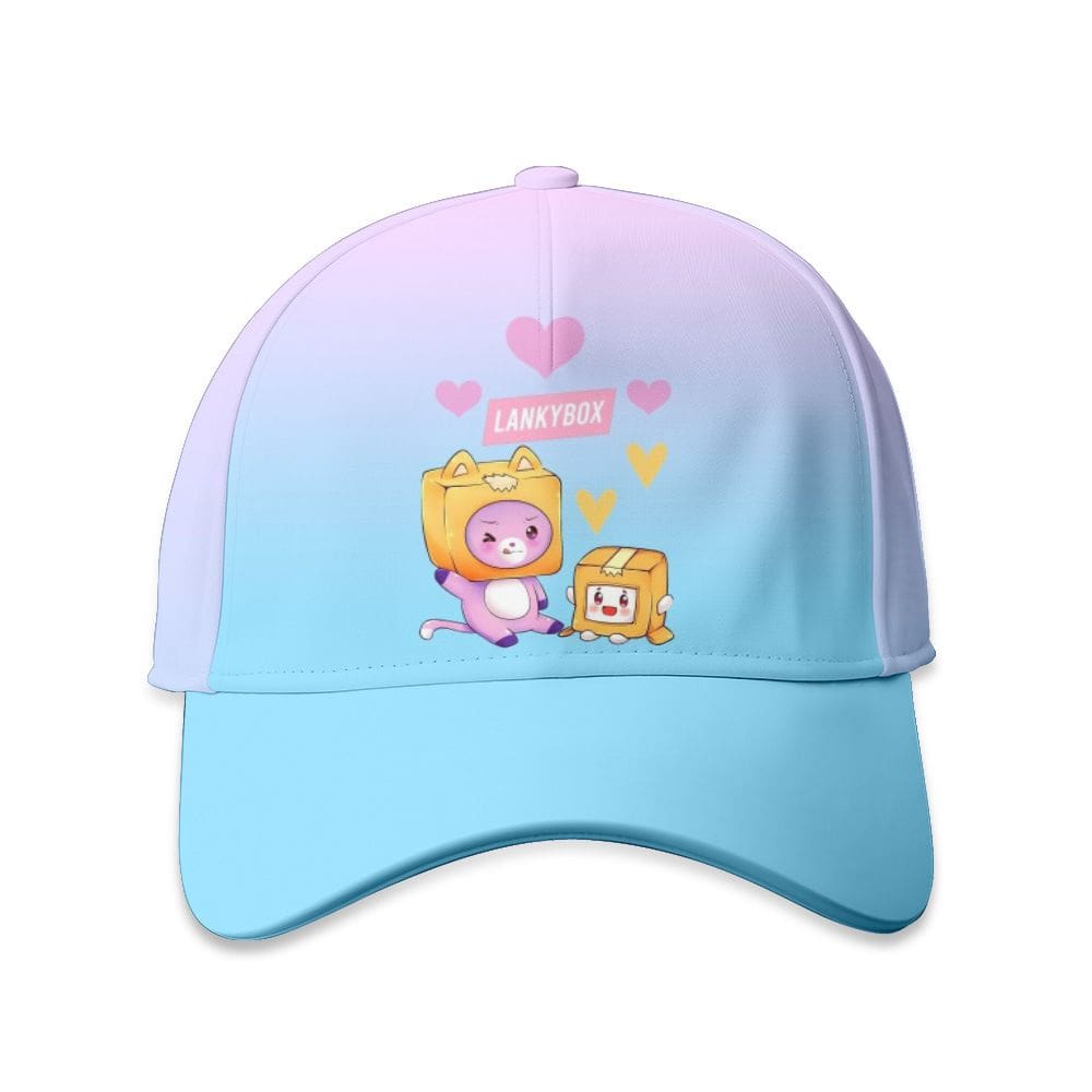 Boné de beisebol Lankyboxes Anime para crianças 56-58 cm ajustável