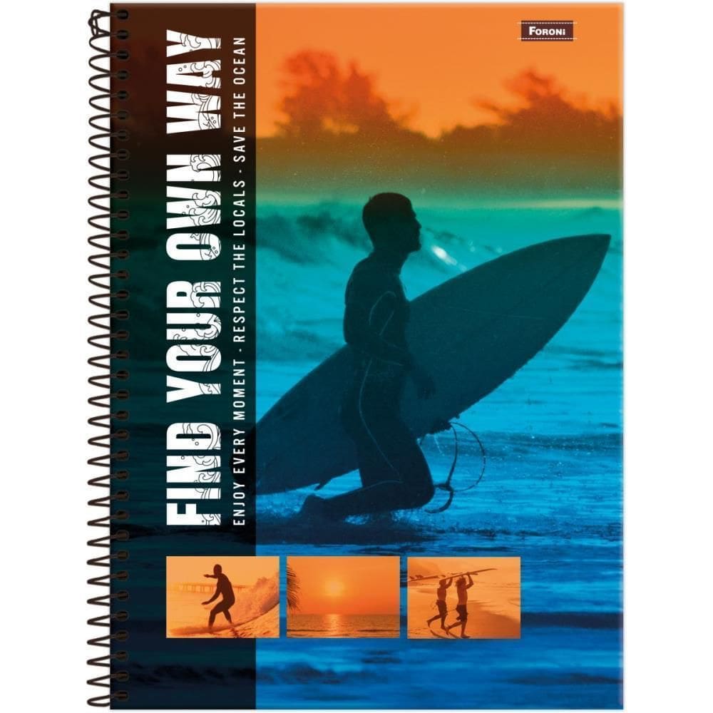 Caderno 15X1 Capa Dura Freewave 240F Pct.C/02