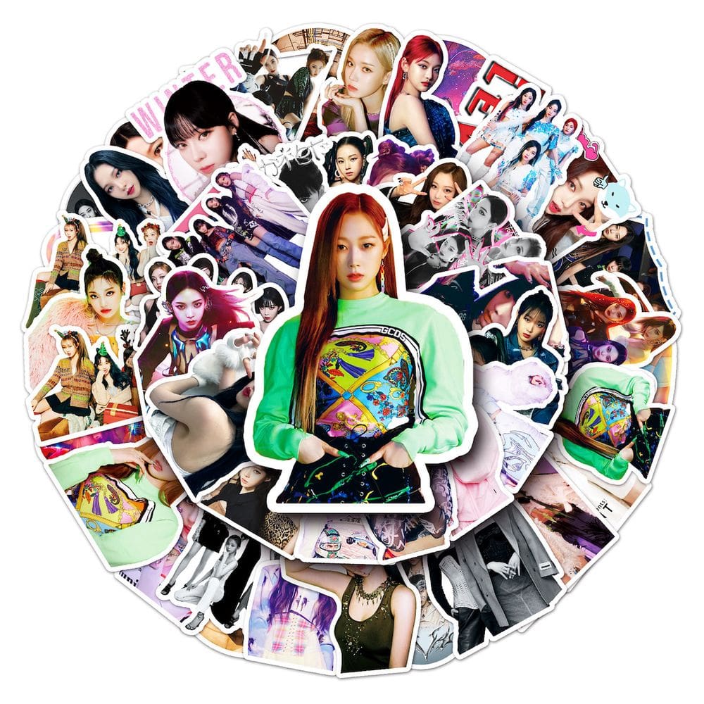 Adesivos Aespas Star Anime 50 peças de PVC impermeáveis e à prova de sol