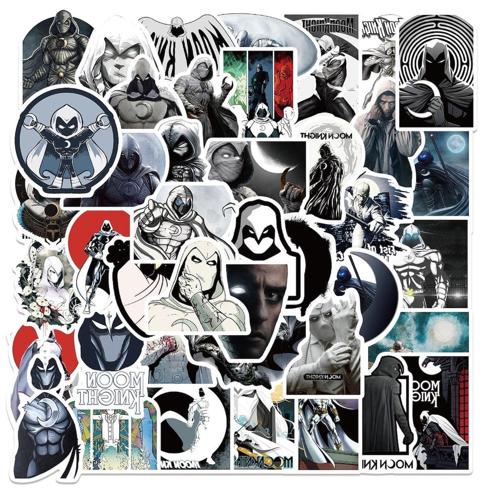 Adesivo Anime Moons Knights Vinil Cartoon Anime 50 unidades