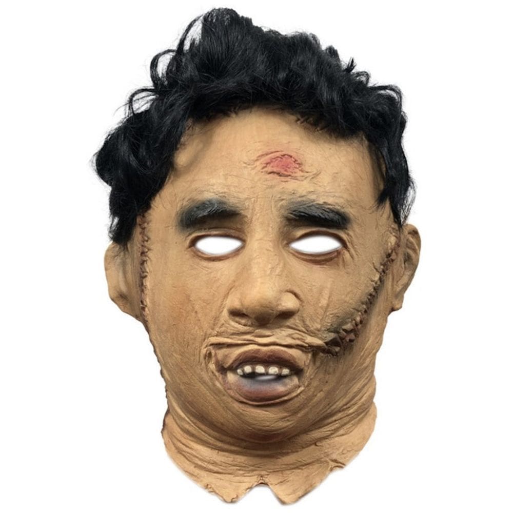 Máscara facial completa de látex com capacete Texas Chain-saw Massacres