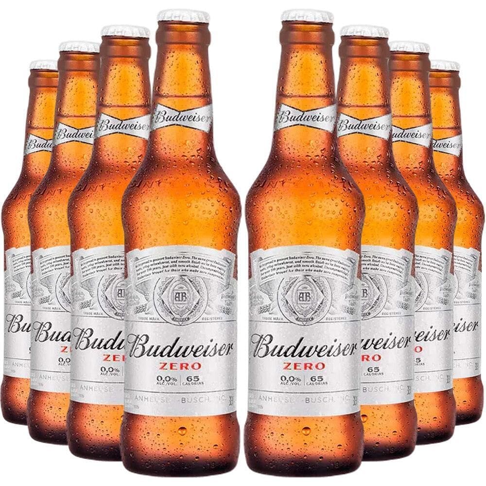 Cerveja Sem Álcool Budweiser -330Ml - Nacional - 08 Un