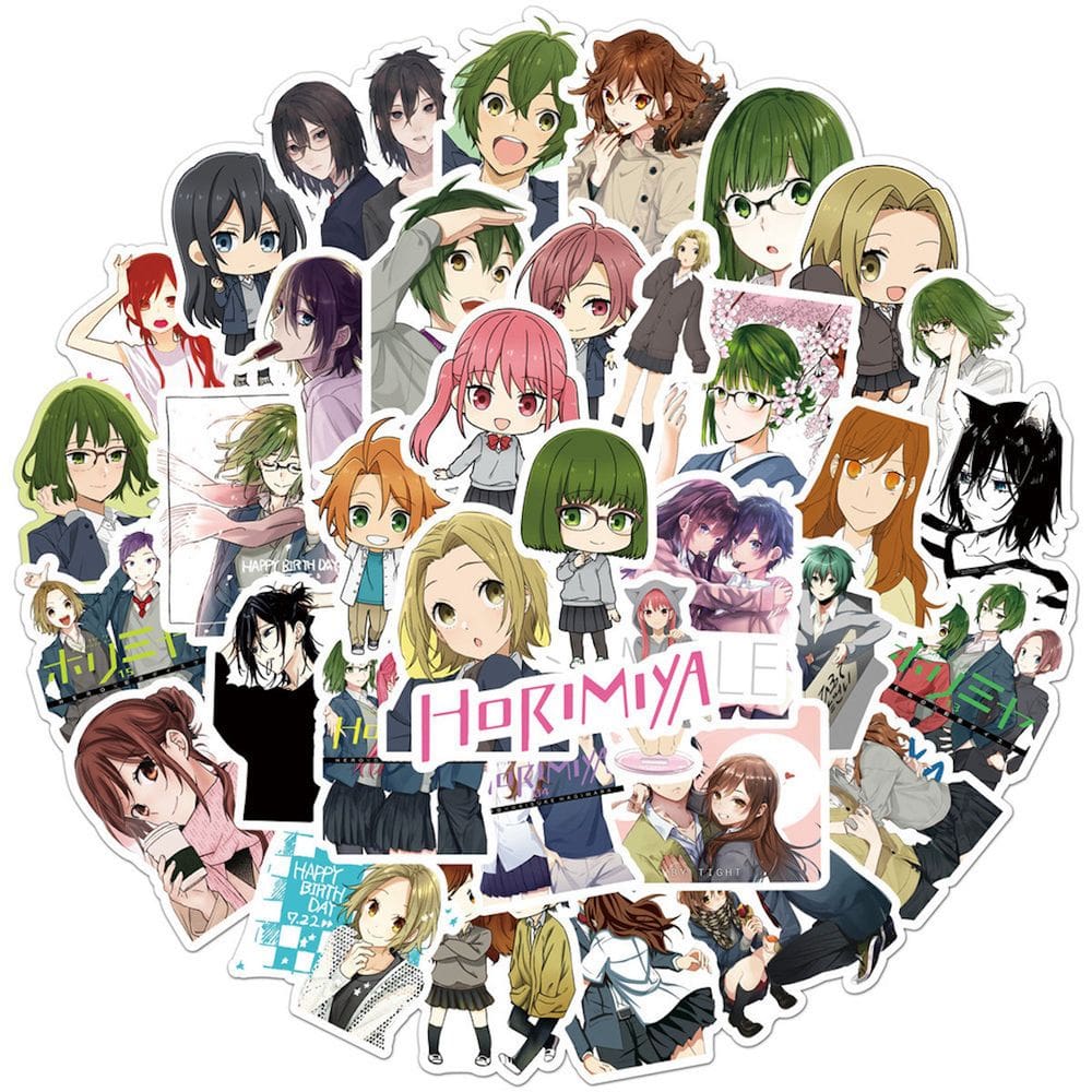 Adesivos HoriSans To Miyamura Kun Ovas Anime 50 unidades de PVC