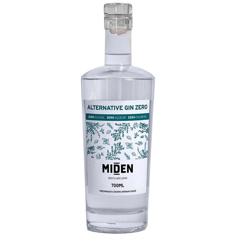 Gin Sem Álcool Miden - 700Ml - Nacional - 01 Un