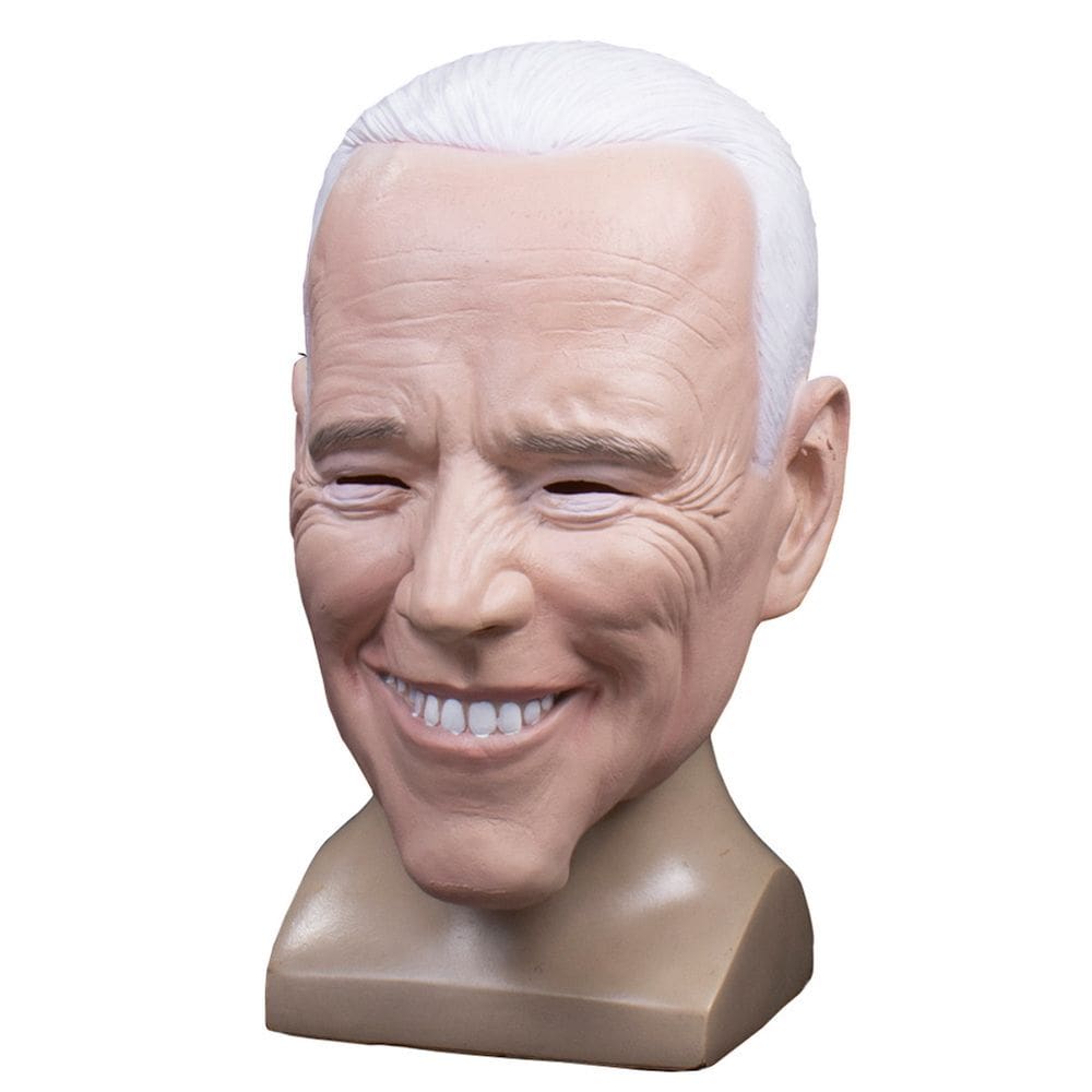 Máscara facial completa Biden Headgear Latex Cosplay Costume Props
