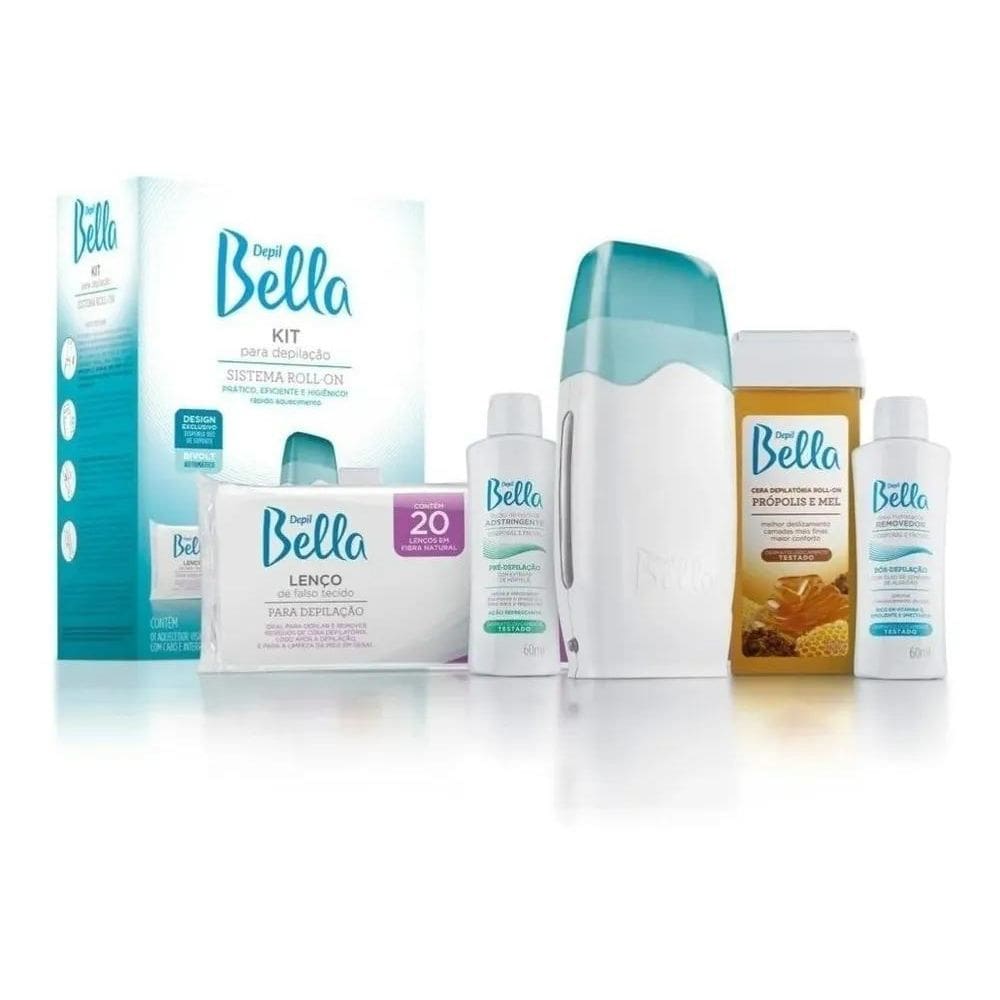 2X Kit Aparelho Depilador Elétrico Depilação Cera Quente