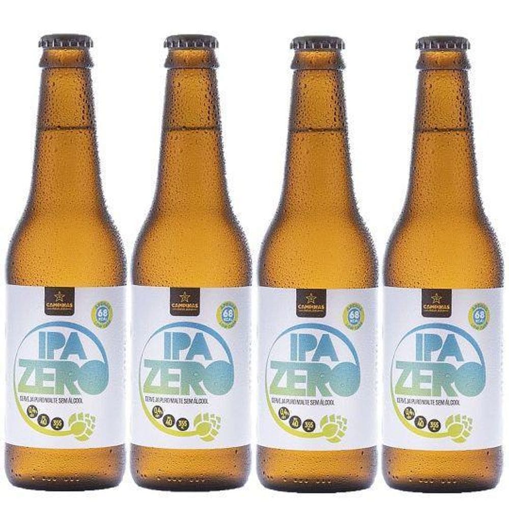 Cerveja Sem Álcool Ipa Campinas - 355Ml - Nacional - 04 Un
