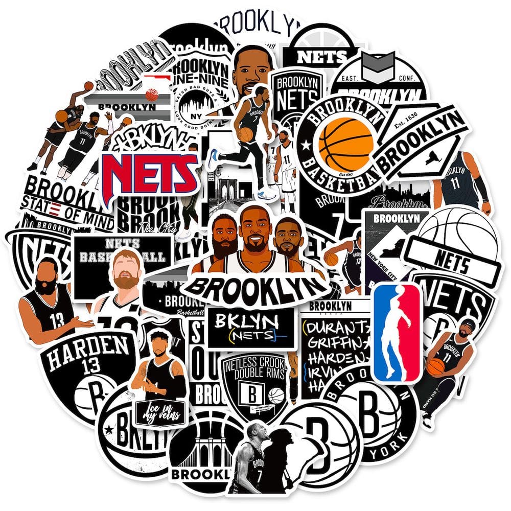 Adesivos Brooklyn Basketball Stars Anime 50 peças de vinil de PVC