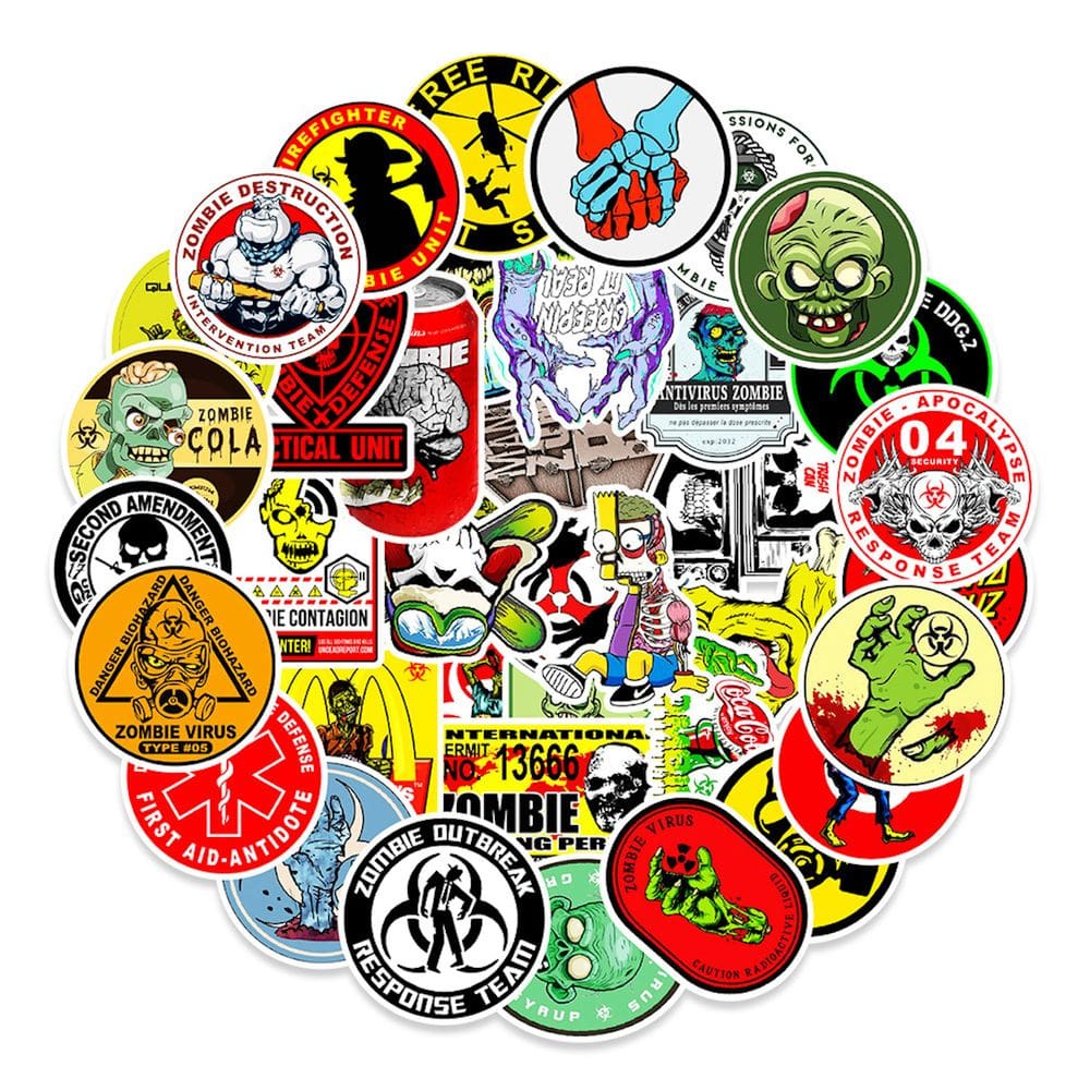 Adesivo The Simpsons Anime Vinyl Cartoon 50 unidades para Water B