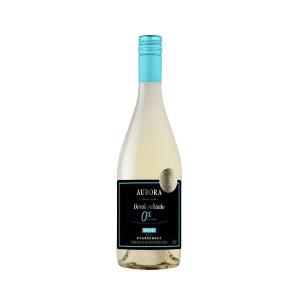 Vinho Sem Álcool Branco Suave Chardonnay Aurora - 01 Un