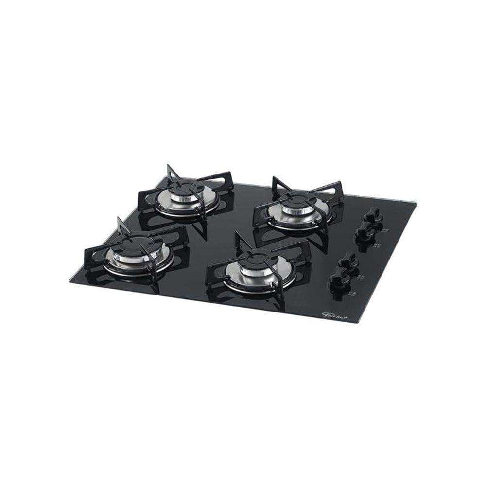 Fogão Cooktop Fischer 4 Bocas Preto Bivolt