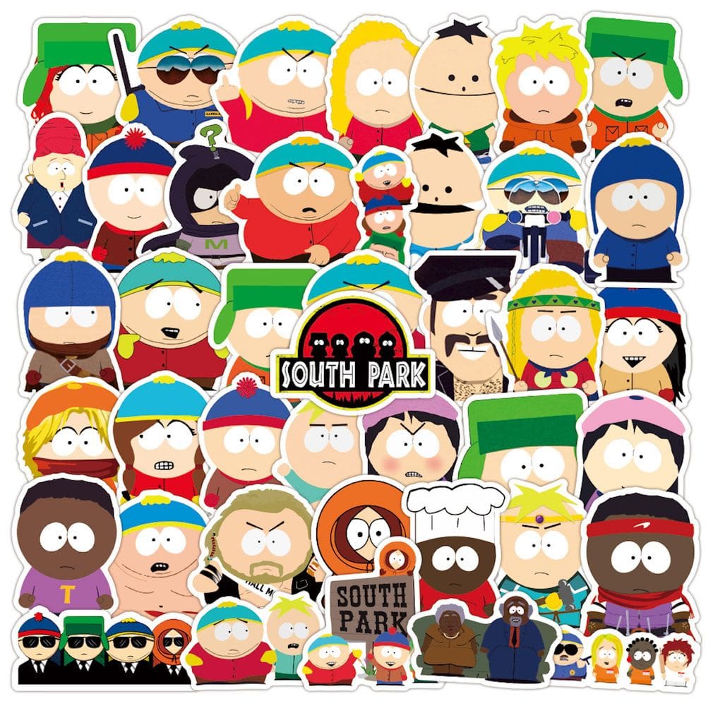 Conjunto de adesivos Anime Kyle Stans Marsh Eric Cartman 50 unidades