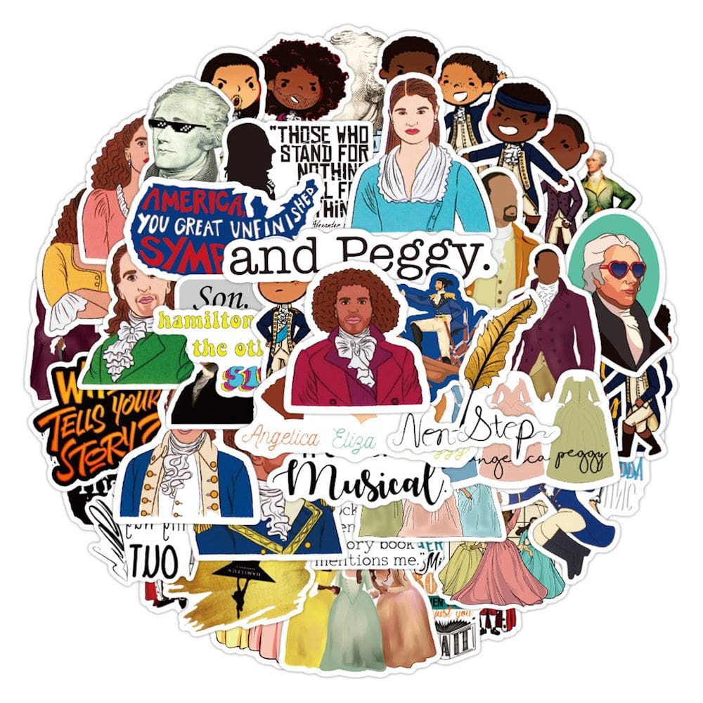 Pacote de adesivos Outers Banks Anime 50 unidades de vinil impermeável