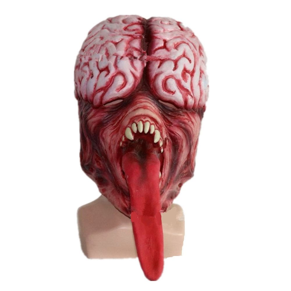 Mask Latex Headgear Licker Resident Evil Cosplay Party