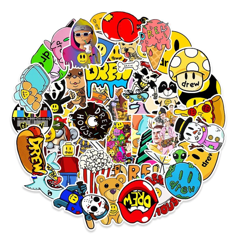 Adesivo de 50 peças de anime Horror Jasons Vinyl Cartoon Anime for Wat