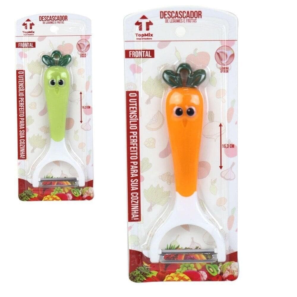 Descascador de Legumes Plástico 16,3cm  - Tudo em Caixa