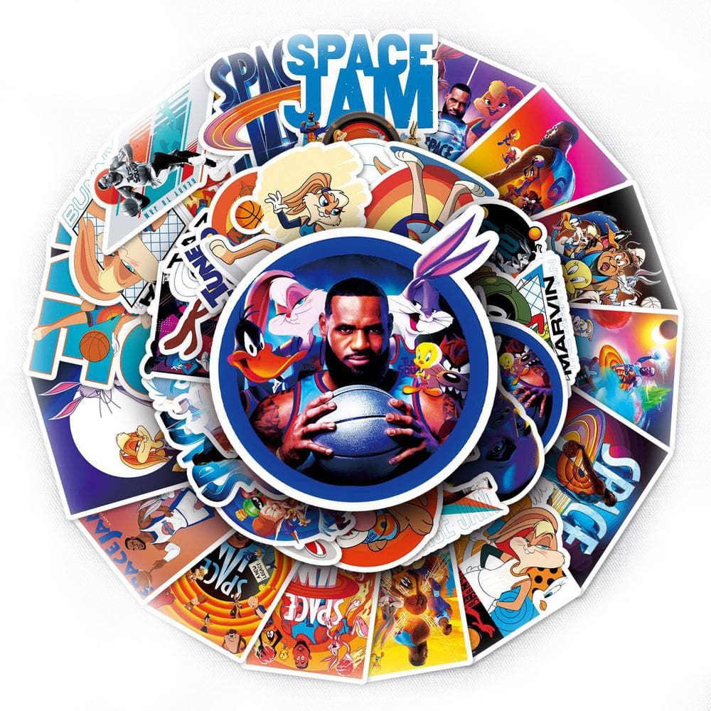 Adesivos Spaces Jams Vinil Waterproof Anime 50 unidades/lote
