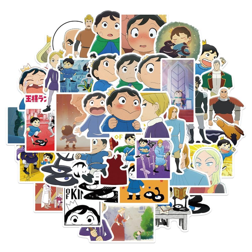Pacote de adesivos Rankings of Kings Anime, 50 unidades