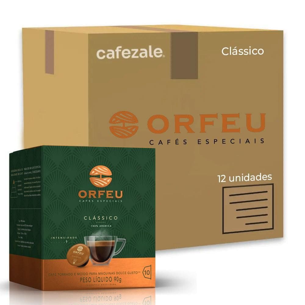 120 Cápsulas Dolce Gusto Café Premium Orfeu Clássico