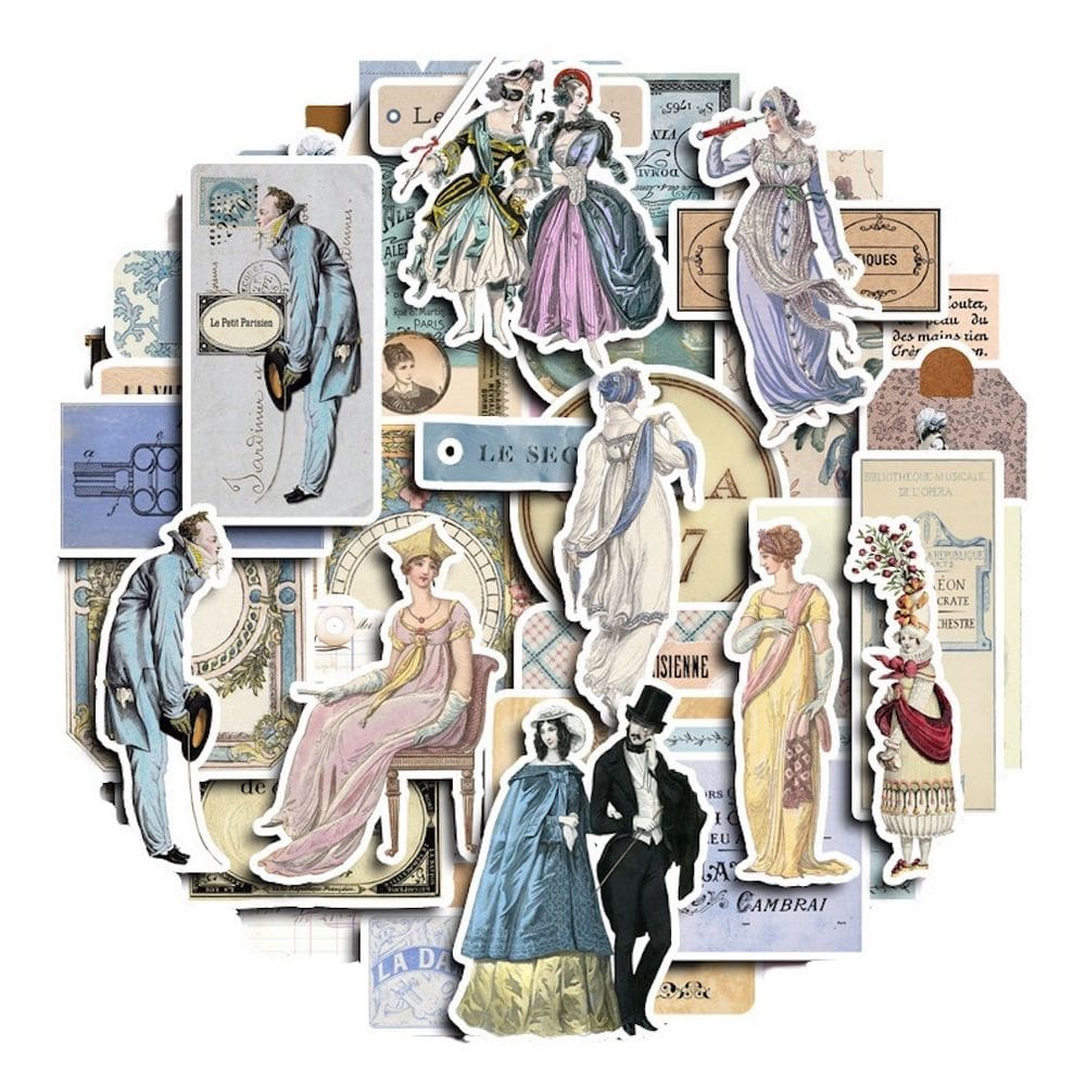 Pacote de adesivos Romantic Melbournes Anime, 50 unidades para carro