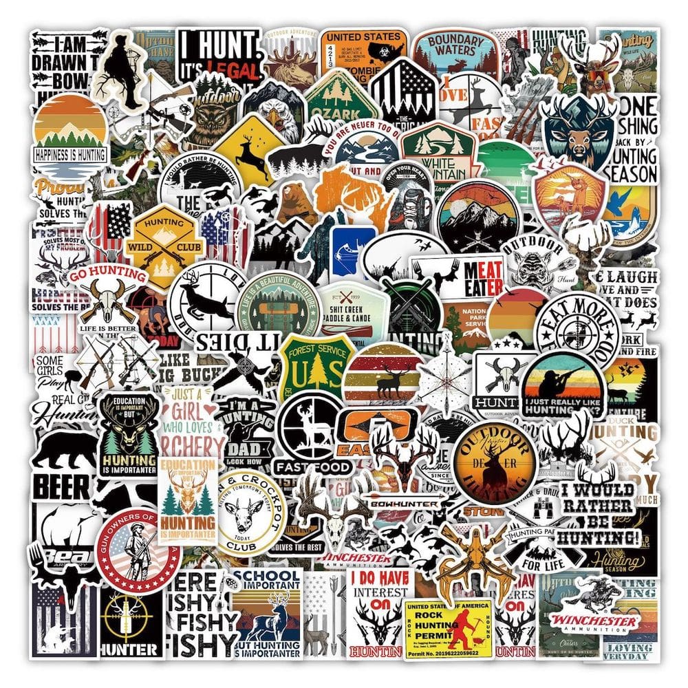 Adesivo Anime Go Hunting Vinil Cartoon Anime 50 unidades