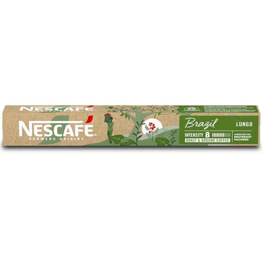 10 Cápsulas De Nescafé Farmers Origins Brazil