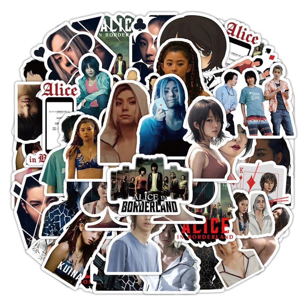 Pacote de adesivos Challenger Anime, 50 unidades, 4-7 cm, à prova d`água