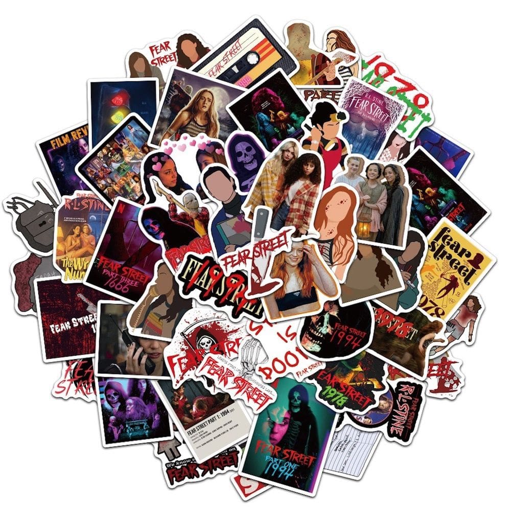 Pacote de adesivos Horror Movie Fear Street Anime 50 unidades