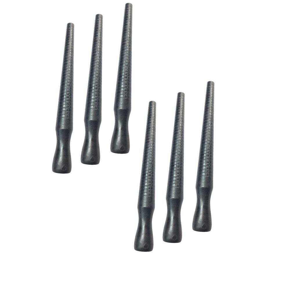 Kit 12Un Bastão Plástico Pau Medir Anel Aliança Medidas 1º À