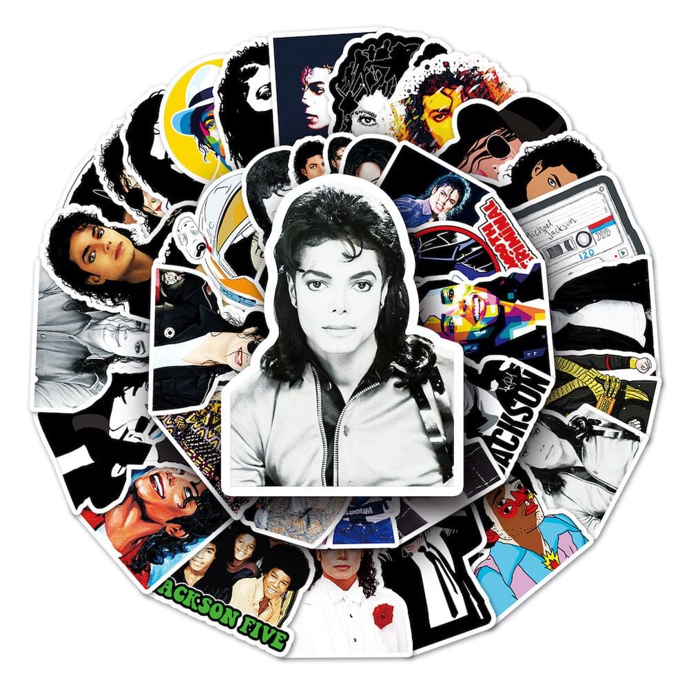 Pacote de adesivos Michaels Jacksons Anime, 51 unidades de cartão decorativo