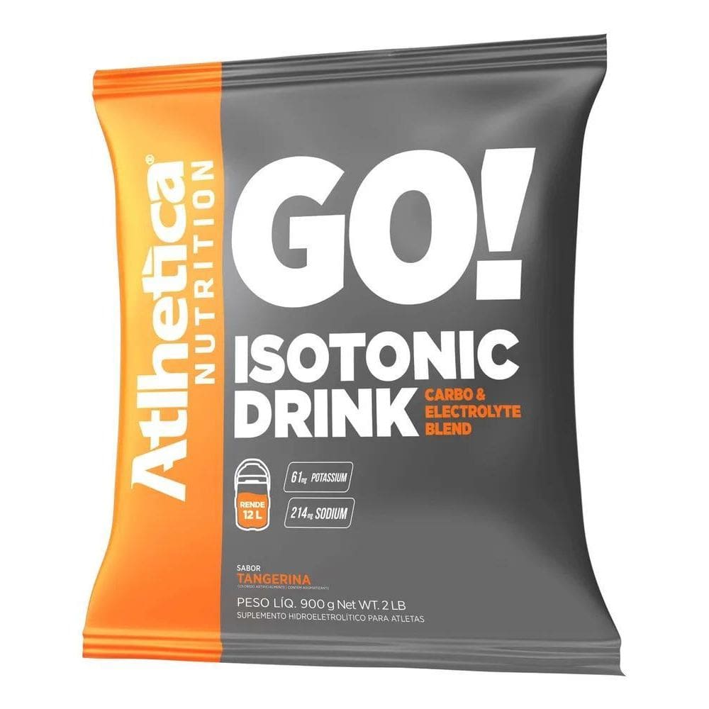 2X Atlhetica Nutrition Isotonic Drink 900G Sabor Tangerina