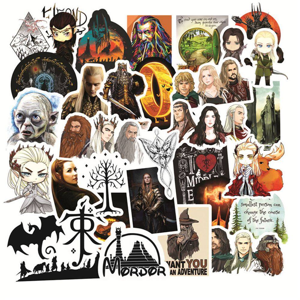 Adesivo Anime Hobbitss Vinyl Cartoon Anime 50 unidades para Water B