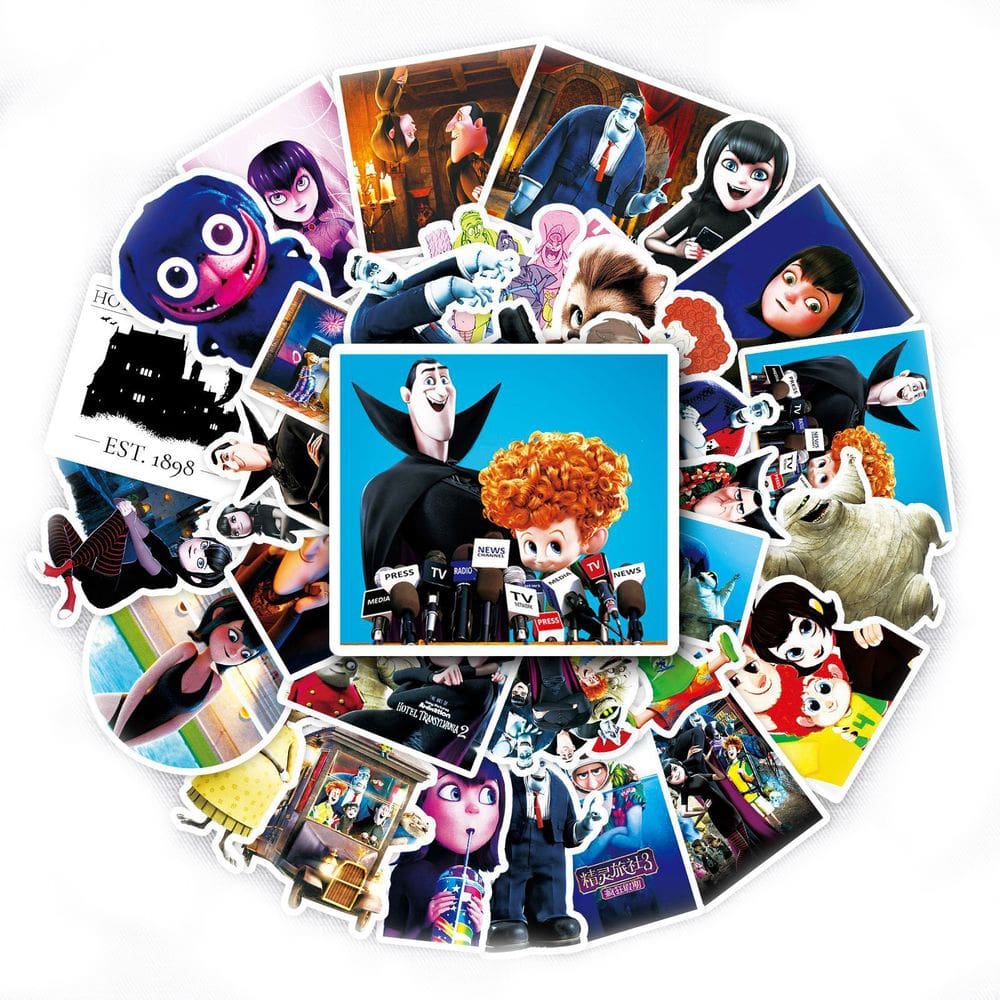 Adesivos Hotels Transylvanias Vinil impermeável 50 unidades/lote