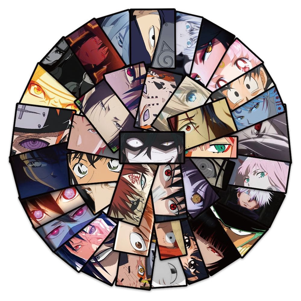 Pacote de adesivos: animação, Character Eye, One Piece, Dragons Balls