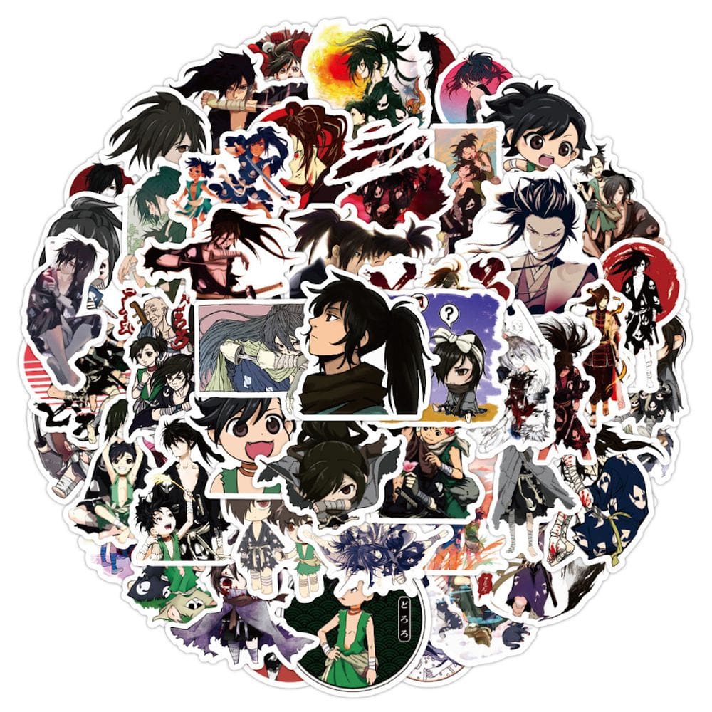 Adesivos Nier: Automatas Anime, pacote de 50 peças, desenho animado decorativo