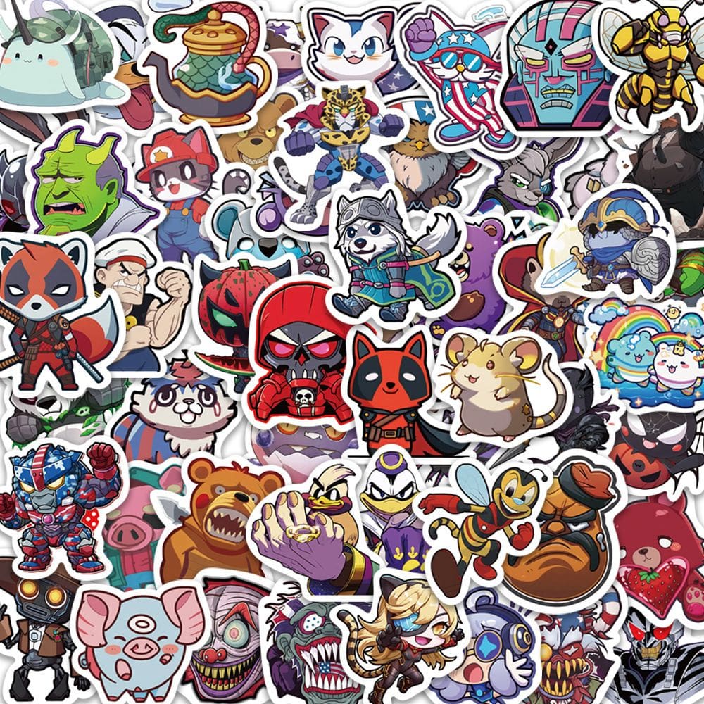 Adesivos 60 unidades/lote dos anos 90 Gengers Bees em vinil impermeável Anime S