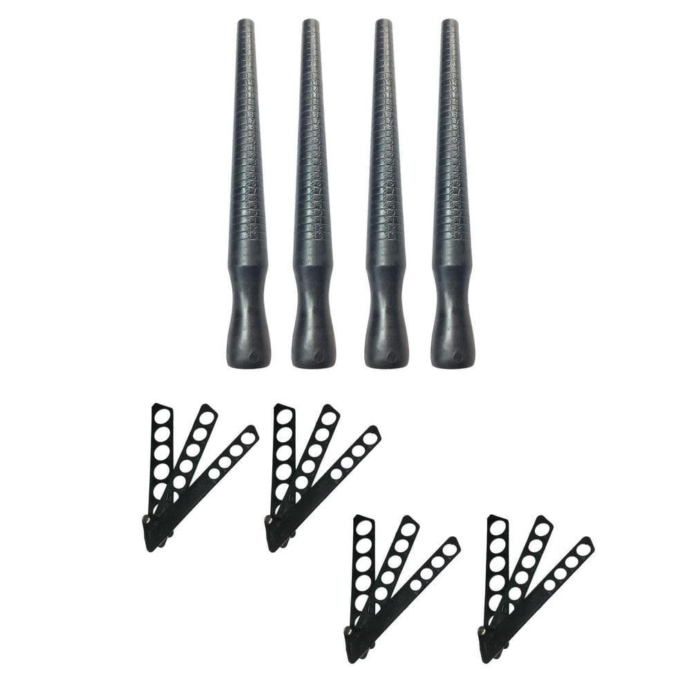 Kit 20 Aneleira Régua Bastão Plástico Medir Dedo Medidor