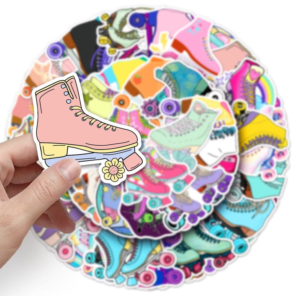 Adesivos Rollers Skates Vinil Impermeável Anime 50 unidades/lote
