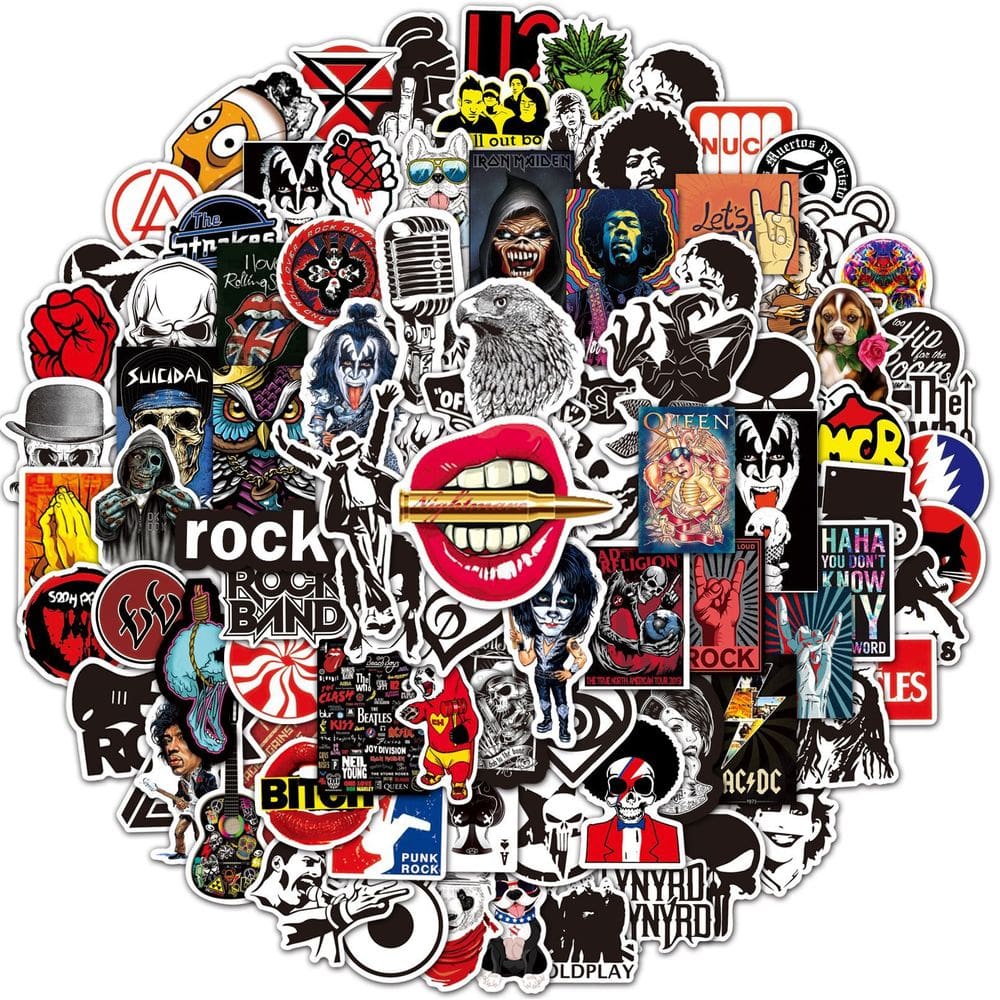 Adesivos de vinil impermeável Bocchis Rocks Anime 200 unidades