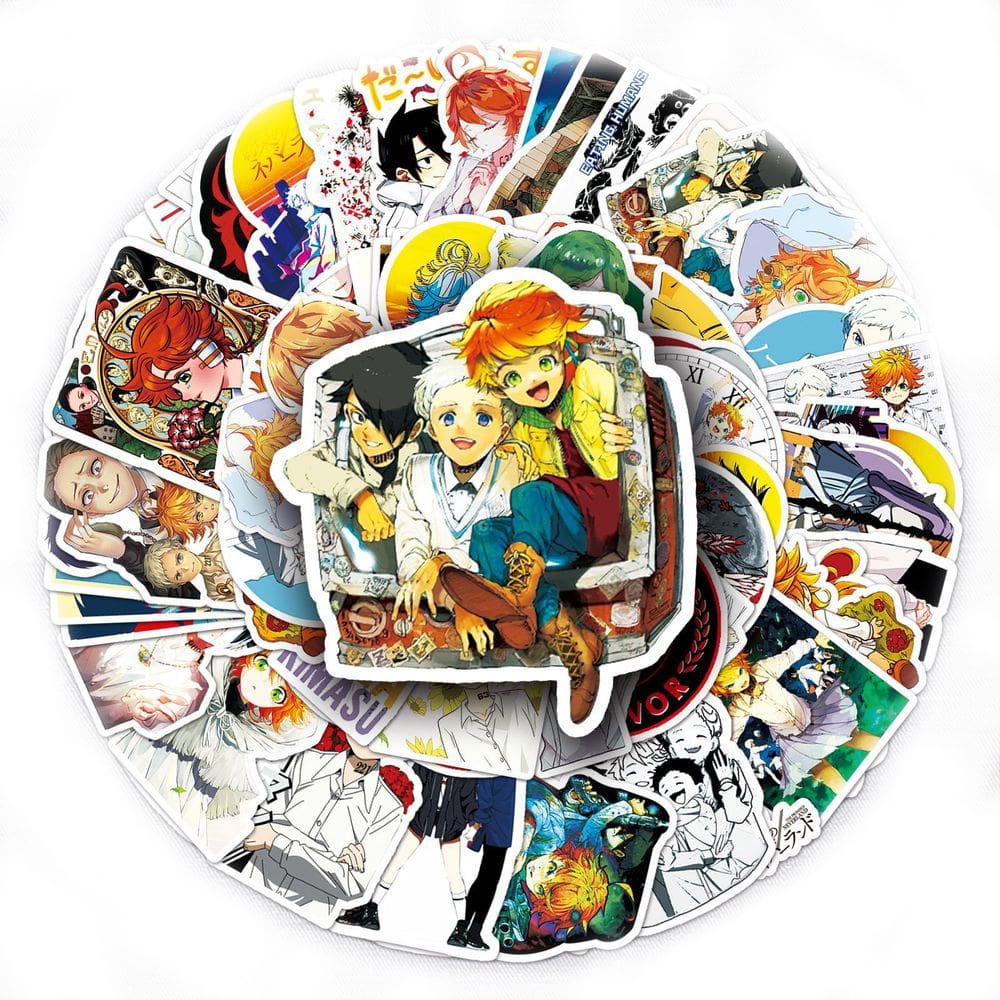 Adesivos de vinil impermeável Promises Neverlands 50 unidades/lote