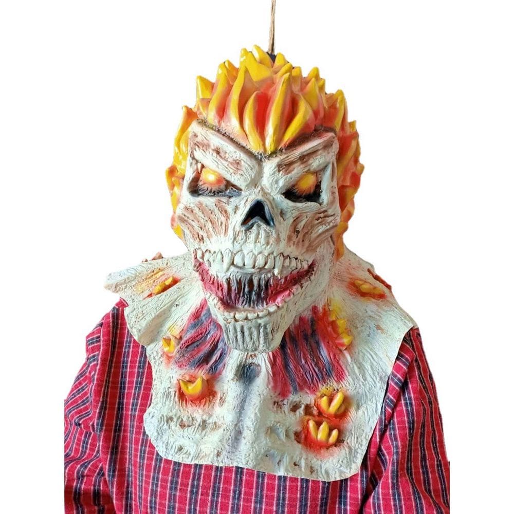 Máscara facial completa Ghosts Riders Latex Cosplay Costume