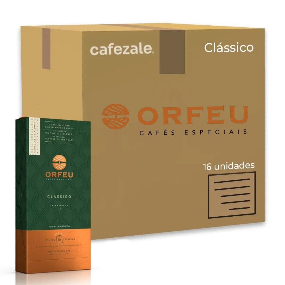 160 Cápsulas Café Orfeu Nespresso Clássico - Intensidade 6