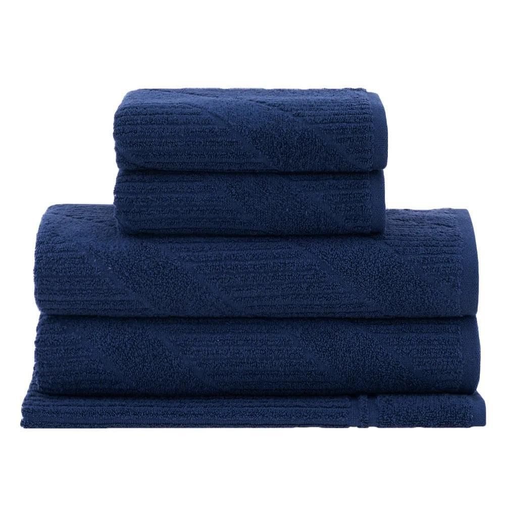 Jogo Toalha Banho 5 Peças Jazz Extra Soft Cinza Buddemeyer