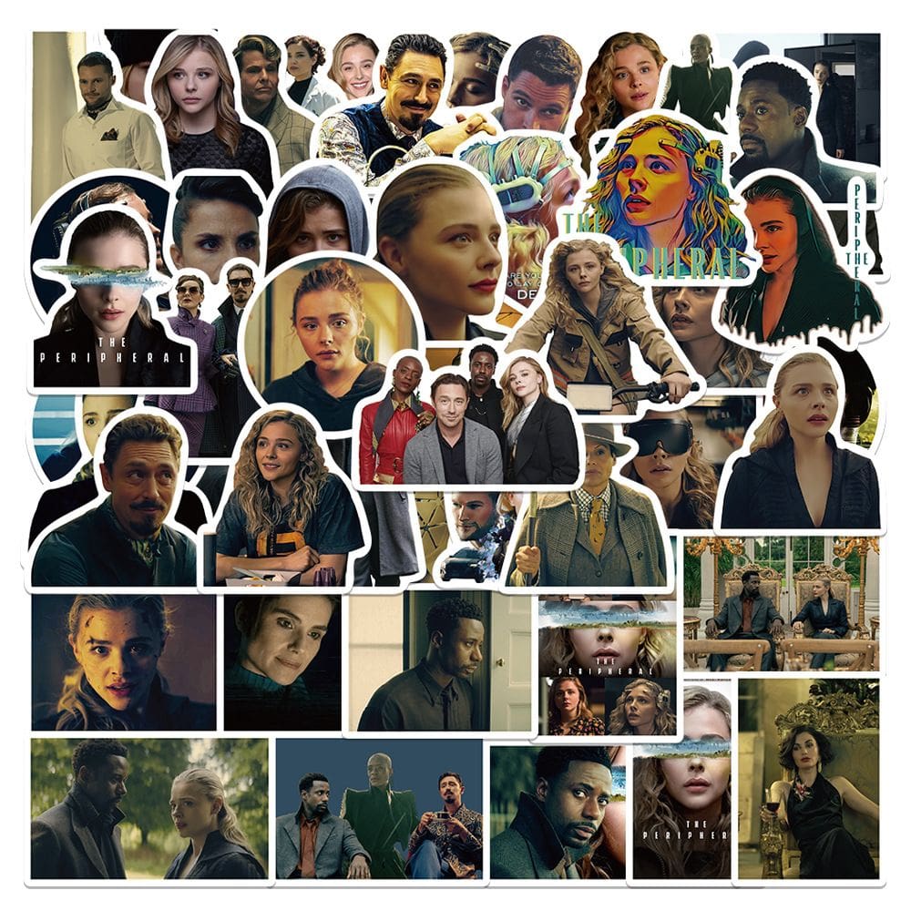 Adesivos, periféricos, vinil impermeável, anime, 50 unidades/lote